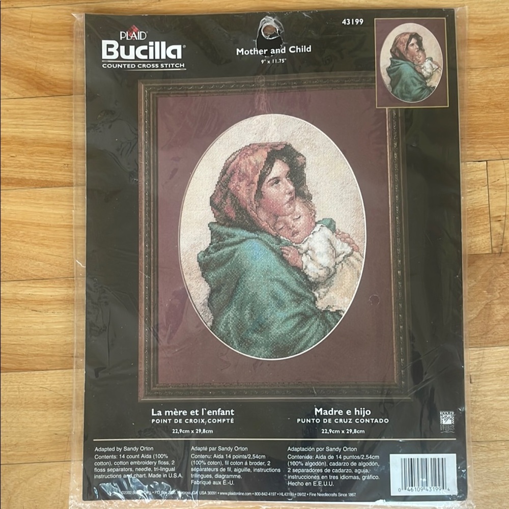 Bucilla Mother and Child Counted Cross Stitch Kit